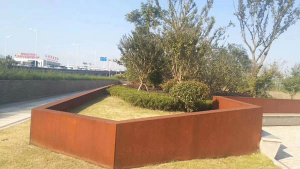 花山耐候钢挡土墙